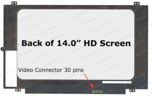 Матрица 14.0 Slim 30 pin крепление с верху IPS Full HD