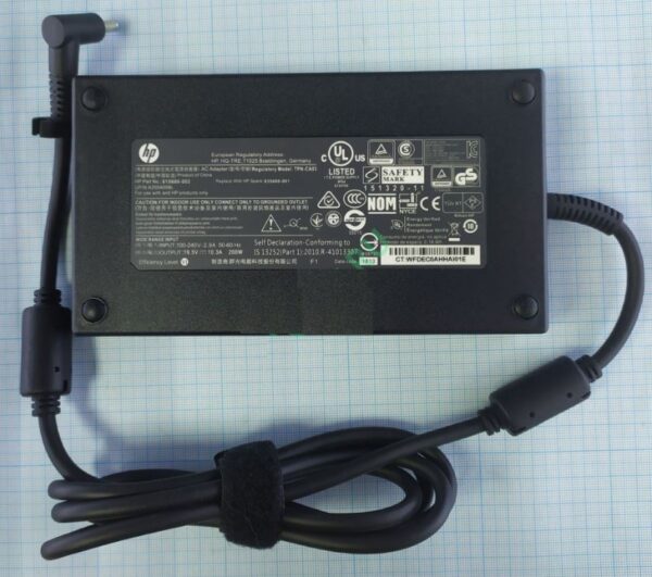 Блок питания HP HP COMPAQ 19.5V 10.3A 200W (4.5x3.0+игла) TPN-CA03 тонкий разъем с иглой ORIGINAL