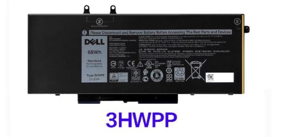 Батарйека DELL 3HWPP Battery For Dell Latitude 14 5401 5411 15 5501 5511