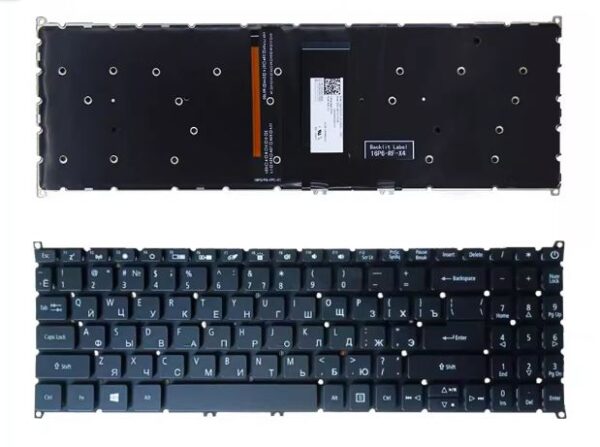 Клавиатура Acer SF315-51G N17C4 P4 A615-51 N19H1 Swift3 A515-52G англ русс с подсветкой