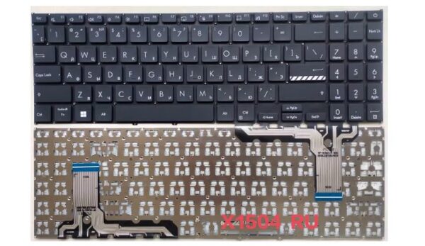 Клавиаиура Asus X1503 X1504 Ru backlit keyboard X1504 рус англ