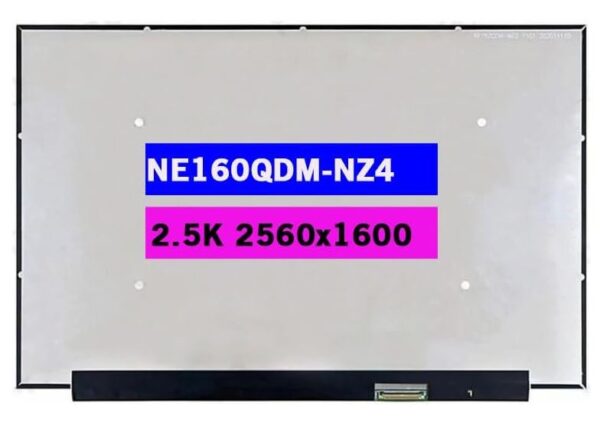 Матрица 16 LED 2560x1600 40 Pin Narrow 240Hz без ушек NE160QDM-NZ4 B160QAN02.Z