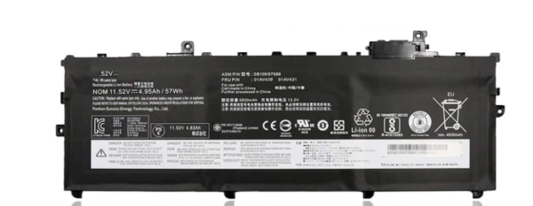 Батарейка Lenovo ThinkPad X1 Carbon 5th Gen 20K4S0ED00 TP00086B A 01AV430 431 01AV494 429