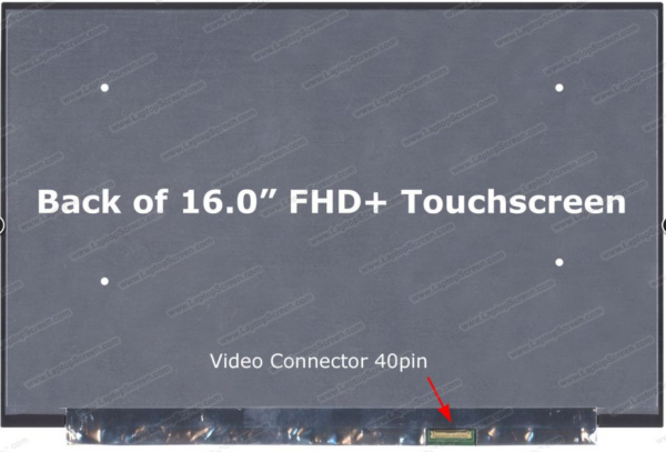 Матрица 16 FHD+ 1920x1200 40 Pin Narrow Slim 5 16 AHP9 5D11K06188 N160JCN-ELK Touch Screen