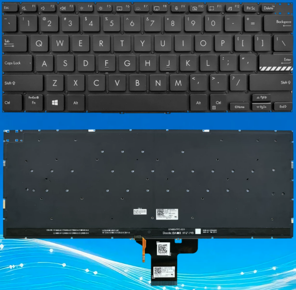 Клавиатура Asus Vivobook Pro14X M7400Q QC X7400P K6400Z K3400P сподсветкой англ